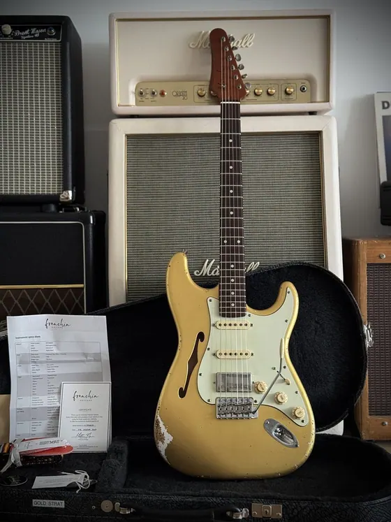 Franchin Mercury F Thinline — Frost Gold Relic (Ede's Custom Order)
