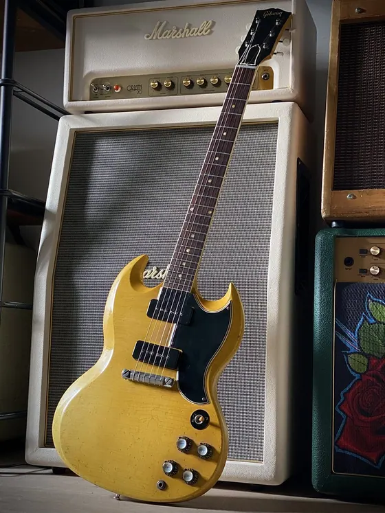 Gibson USA 1966 SG Special — Giordano TV Yellow Makeover