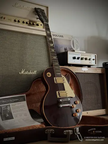 Gibson Les Paul Standard Wine Red, Stainless Steel Refret (1977) Foto 6
