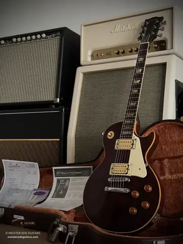 Gibson Les Paul Standard Wine Red, Stainless Steel Refret (1977) Foto 7