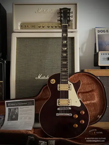 Gibson Les Paul Standard Wine Red, Stainless Steel Refret (1977) Foto 11