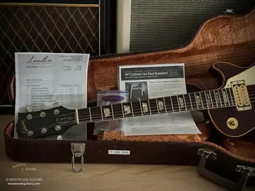 Gibson Les Paul Standard Wine Red, Stainless Steel Refret (1977) Foto 24