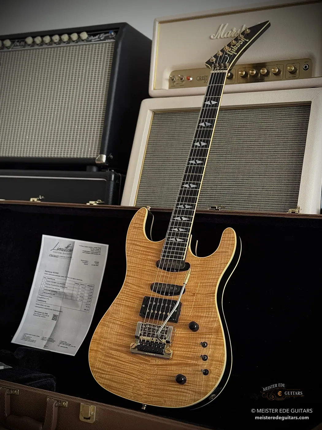 Gibson US-1 Superstrat Natural Flame Maple (1987)