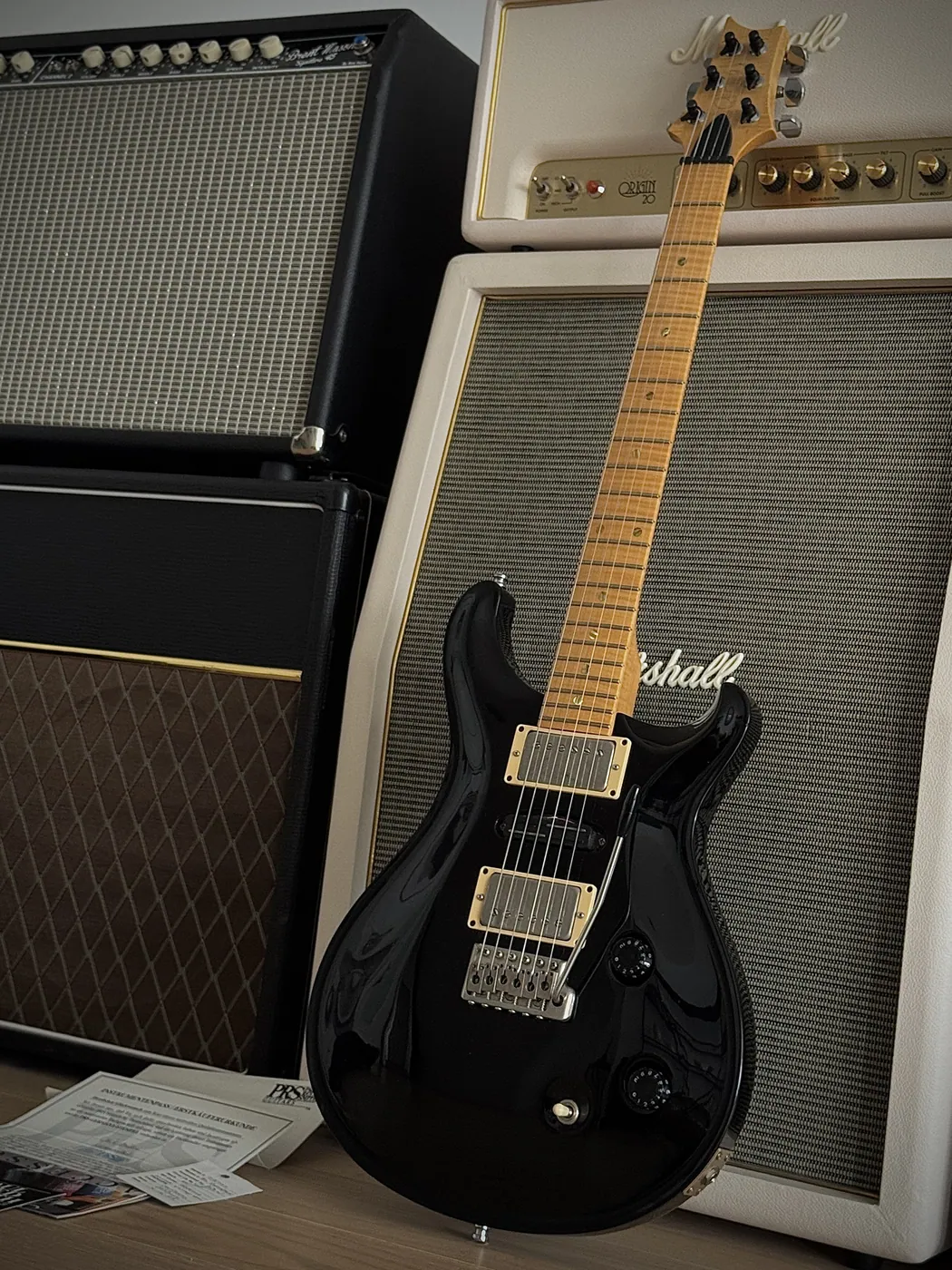 PRS Swamp Ash Special Black Ultra Flamed Neck (1999)