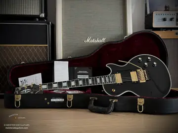 Gibson Custom Shop Les Paul Axcess Custom Ebony Floyd Rose, Gold Hardware (2011) Photo 19