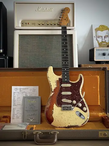 Fender Masterbuilt JS 1964 Heavy Relic Strat (2016) Foto 1