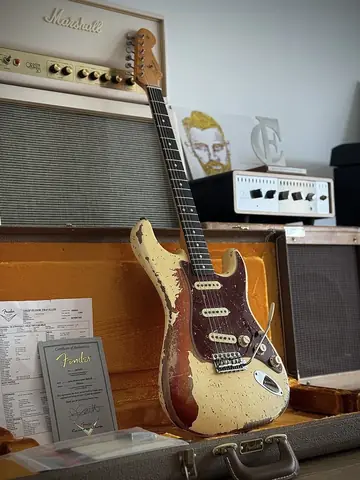 Fender Masterbuilt JS 1964 Heavy Relic Strat (2016) Foto 7