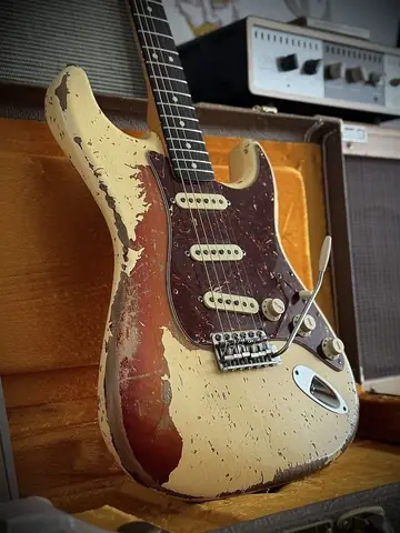 Fender Masterbuilt JS 1964 Heavy Relic Strat (2016) Foto 8