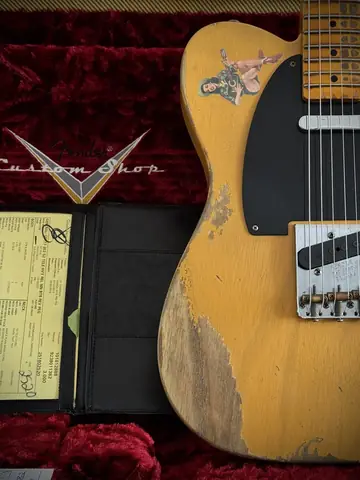 Fender Custom Shop '52 Telecaster Heavy Relic Reverse Headstock (2018) Foto 3