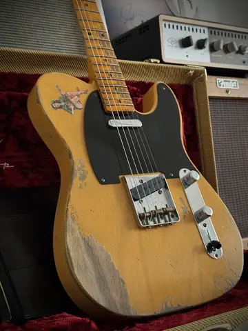 Fender Custom Shop '52 Telecaster Heavy Relic Reverse Headstock (2018) Foto 6