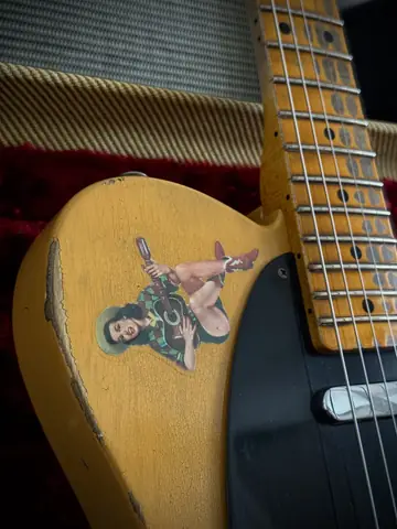 Fender Custom Shop '52 Telecaster Heavy Relic Reverse Headstock (2018) Foto 7