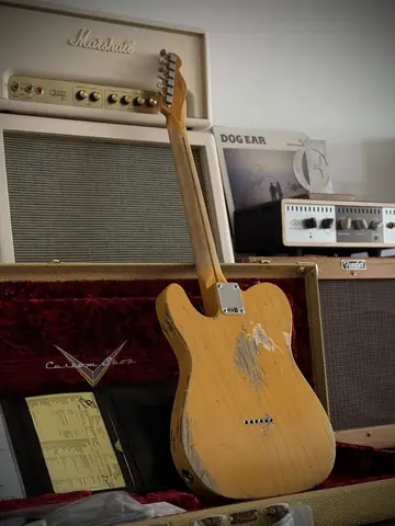 Fender Custom Shop '52 Telecaster Heavy Relic Reverse Headstock (2018) Foto 10