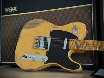 Fender Custom Shop '52 Telecaster Heavy Relic Reverse Headstock (2018) Foto 14