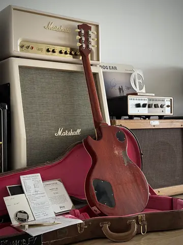 Gibson Murphy Lab 1958 Les Paul Standard Heavy Aged Lemon Burst (2021) Foto 10