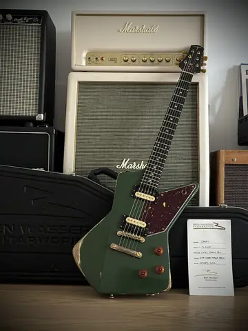Ben Wasser Shaft #4 Olive Green Medium Relic (2022, Private Stock) Foto 23