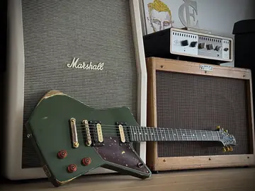 Ben Wasser Shaft #4 Olive Green Medium Relic (2022, Private Stock) Foto 38