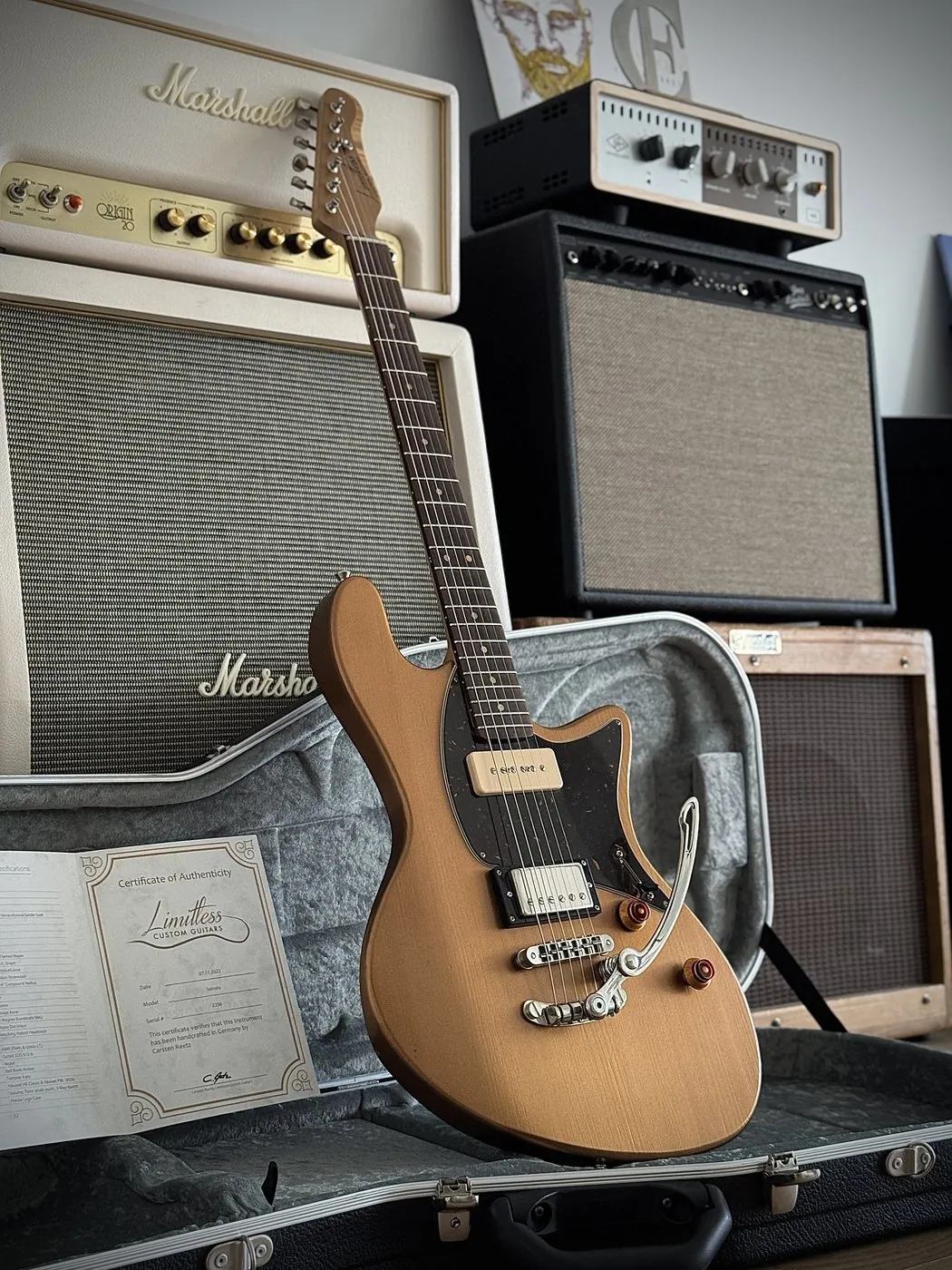 Limitless Sonora Gold Roasted Pine HB/P90 (2022)