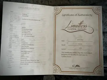 Limitless Sonora Gold Roasted Pine HB/P90 (2022) Foto 2