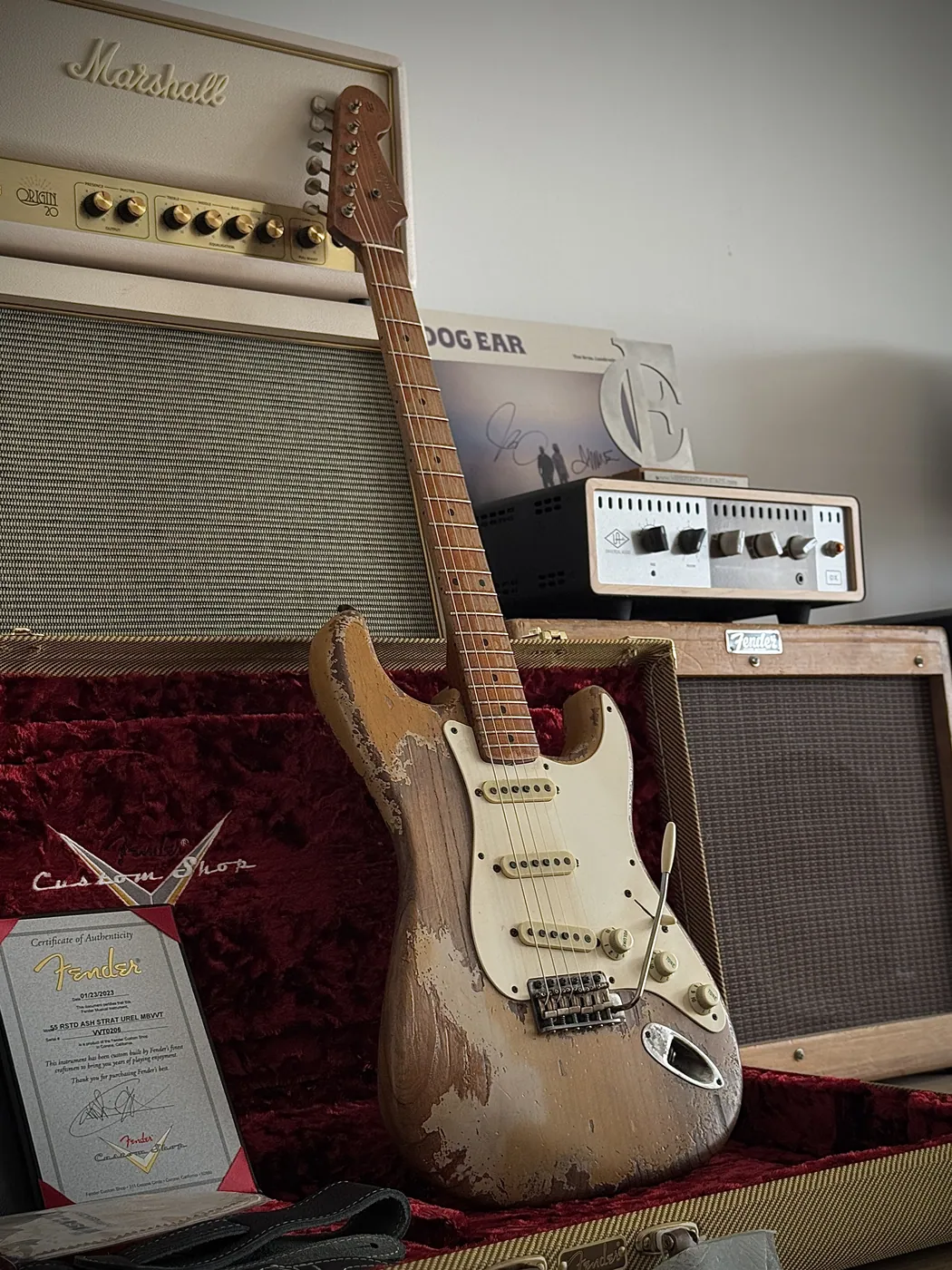Fender Masterbuilt Vincent van Trigt 1955 Roasted Ash Ultimate Relic (2023)