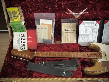 Fender Masterbuilt Vincent van Trigt 1955 Roasted Ash Ultimate Relic (2023) Foto 3
