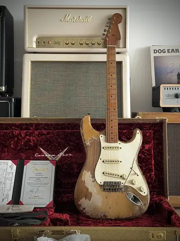 Fender Masterbuilt Vincent van Trigt 1955 Roasted Ash Ultimate Relic (2023) Foto 12