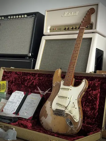 Fender Masterbuilt Vincent van Trigt 1955 Roasted Ash Ultimate Relic (2023) Foto 15