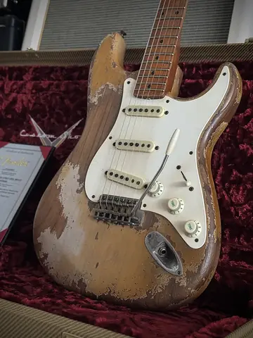 Fender Masterbuilt Vincent van Trigt 1955 Roasted Ash Ultimate Relic (2023) Foto 16