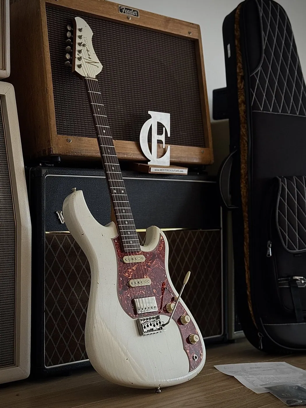 Novo Guitars Idris HSS Nucleus — Olympic White (Guitar Summit Exemplar, 2025)