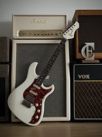 Novo Guitars Idris HSS Nucleus — Olympic White (Guitar Summit Exemplar, 2025) Foto 22