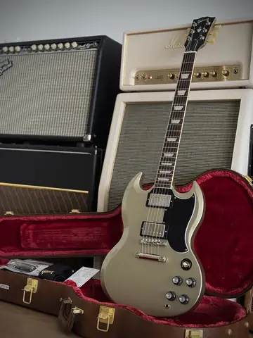 Gibson USA SG Std. '61 Stop Bar — Golden Mist Poly (Ltd. Exclusive Run, 2026) Photo 1