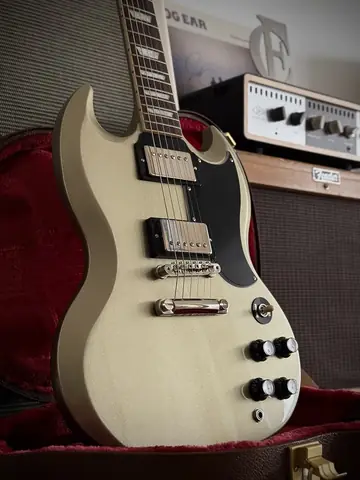 Gibson USA SG Std. '61 Stop Bar — Golden Mist Poly (Ltd. Exclusive Run, 2026) Photo 2