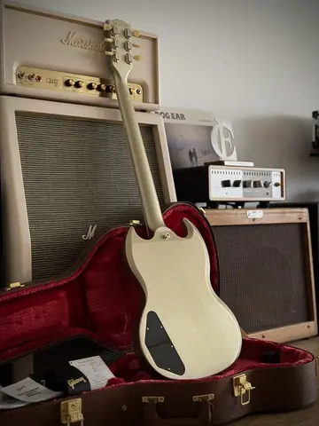 Gibson USA SG Std. '61 Stop Bar — Golden Mist Poly (Ltd. Exclusive Run, 2026) Photo 4