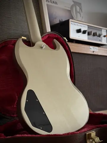 Gibson USA SG Std. '61 Stop Bar — Golden Mist Poly (Ltd. Exclusive Run, 2026) Photo 5