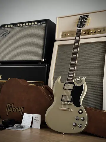 Gibson USA SG Std. '61 Stop Bar — Golden Mist Poly (Ltd. Exclusive Run, 2026) Photo 9