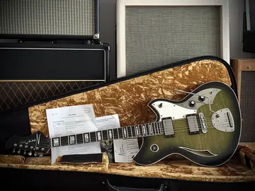 Novo Miris JHH Custom Dealer LTD Cat's Eye Burst Flamed Maple Top (2026, Neuware) Foto 6