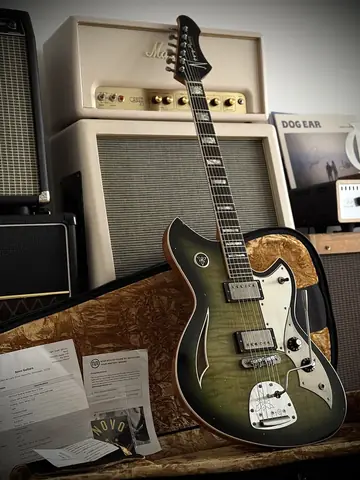 Novo Miris JHH Custom Dealer LTD Cat's Eye Burst Flamed Maple Top (2026, Neuware) Foto 21