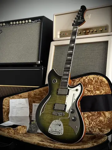 Novo Miris JHH Custom Dealer LTD Cat's Eye Burst Flamed Maple Top (2026, Neuware) Foto 22