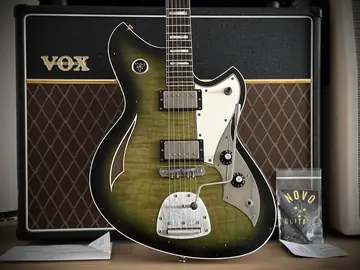 Novo Miris JHH Custom Dealer LTD Cat's Eye Burst Flamed Maple Top (2026, Neuware) Foto 32