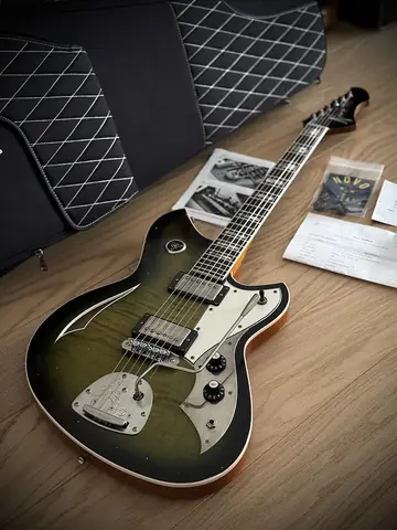 Novo Miris JHH Custom Dealer LTD Cat's Eye Burst Flamed Maple Top (2026, Neuware) Foto 37