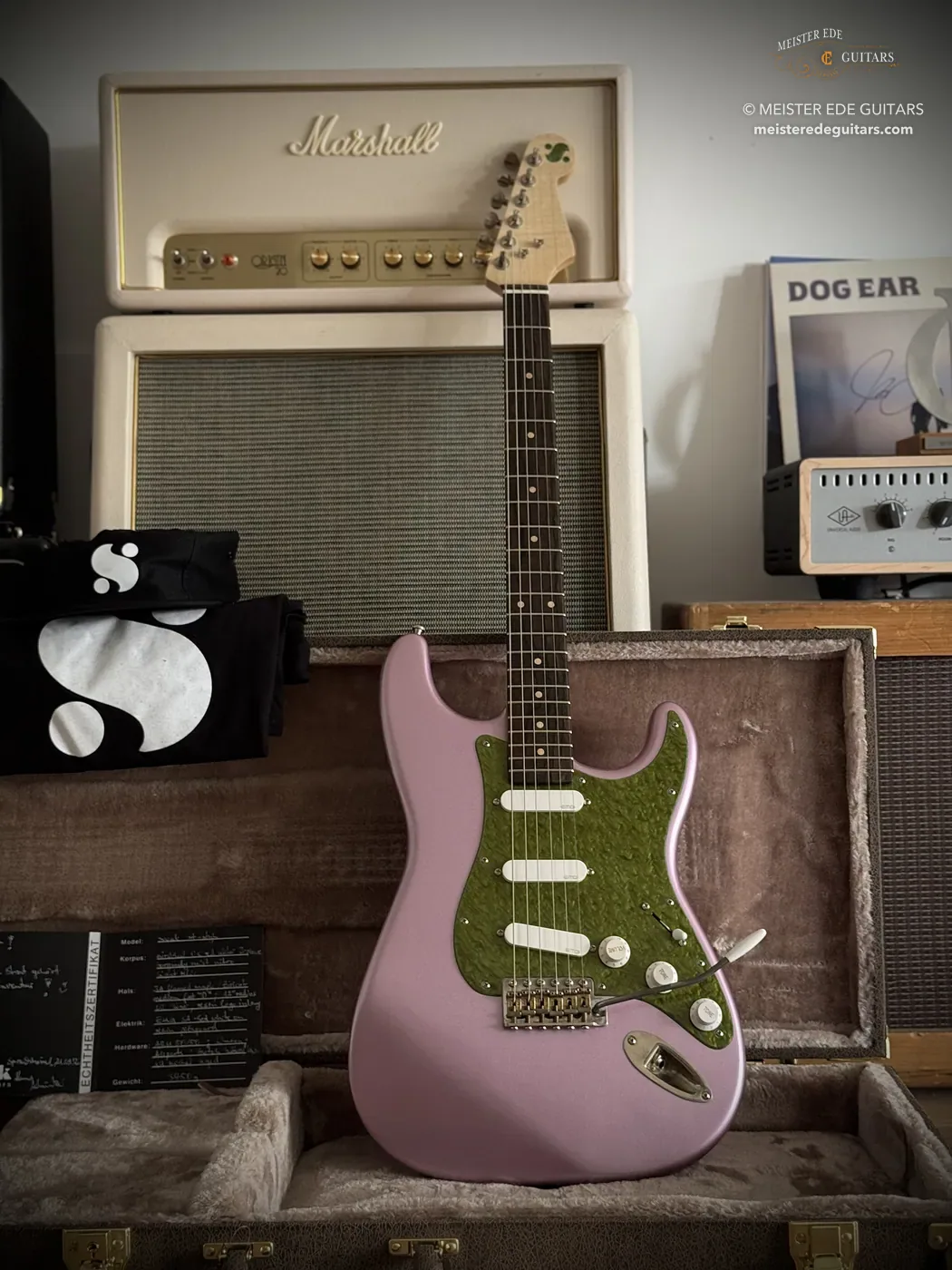 Suwak Custom Guitars S-Style Burgundy Mist Light Relic, EMG SA (2026, new)