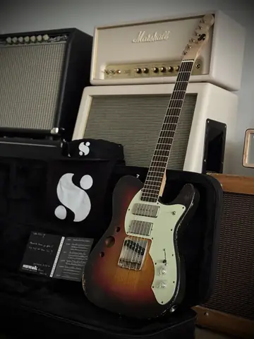 Suwak Custom Guitars Thinline T-Style Elm 3TSB Heavy Relic (2026, new) Photo 1