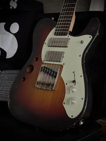 Suwak Custom Guitars Thinline T-Style Elm 3TSB Heavy Relic (2026, new) Photo 8