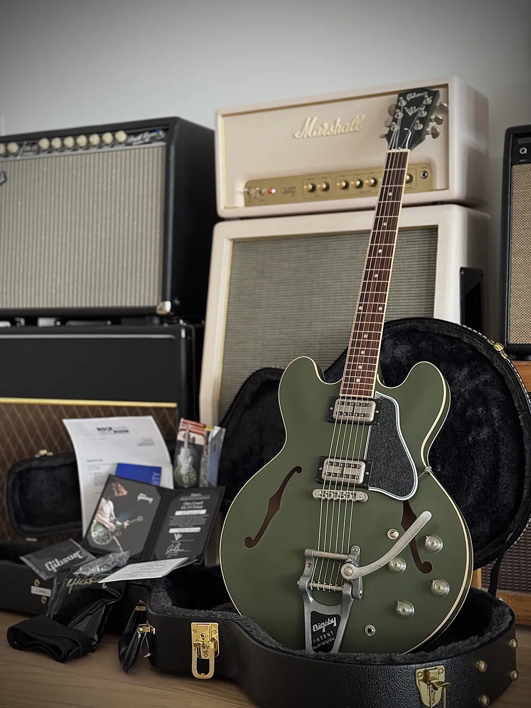 Gibson Chris Cornell ES-335 Tribute Olive Drab