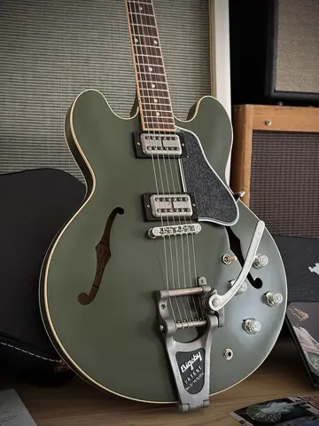 Gibson Chris Cornell ES-335 Olive Drab (2019) Photo 19