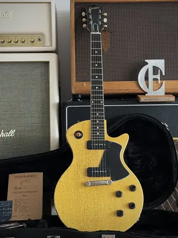 Giordano Tributo Jr. Special P90s — Aged TV Yellow (2025) Foto 8