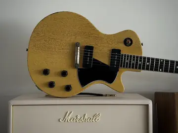 Giordano Tributo Jr. Special P90s — Aged TV Yellow (2025) Foto 19