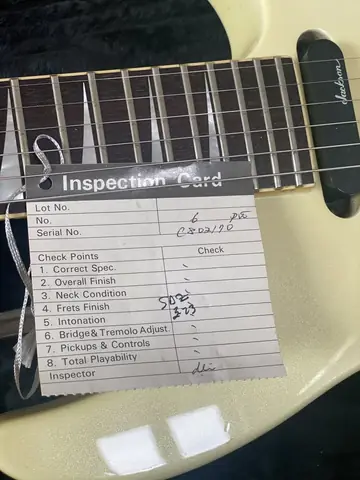 1989 Charvel Mod 6 Pearl White Foto 5