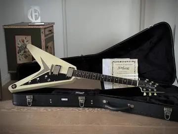 DeLago Model V — Aged White Korina Foto 7