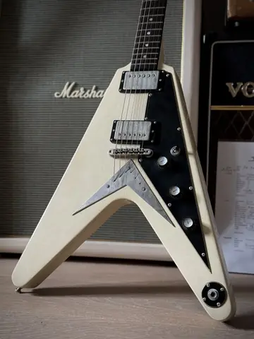 DeLago Model V — Aged White Korina Foto 16