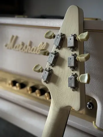 DeLago Model V — Aged White Korina Foto 18